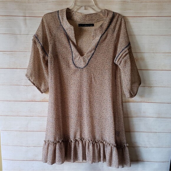 Patterson J. Kincaid Sheer Embellished Coverup/Dress/Tunic - Picture 1 of 11